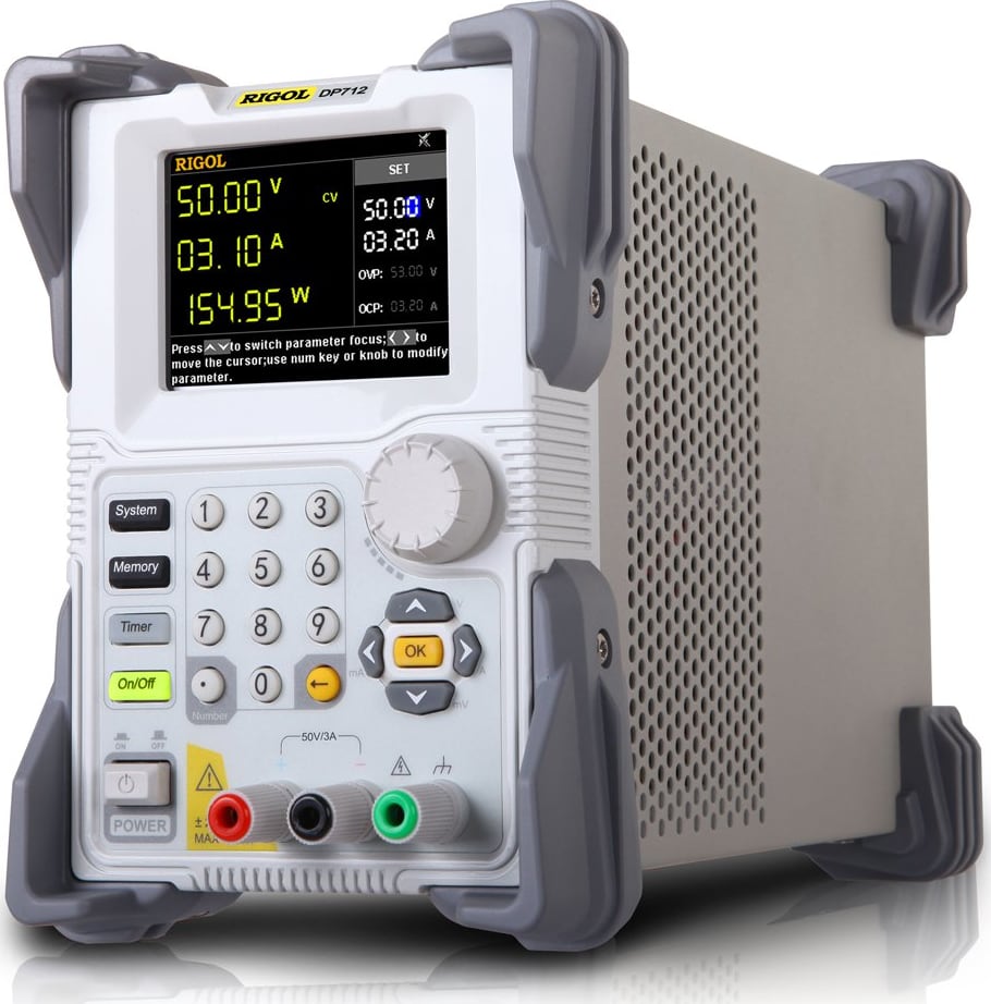 Rigol DP712 Programmable Linear DC Power Supply (single channel, 50 V/3 A)