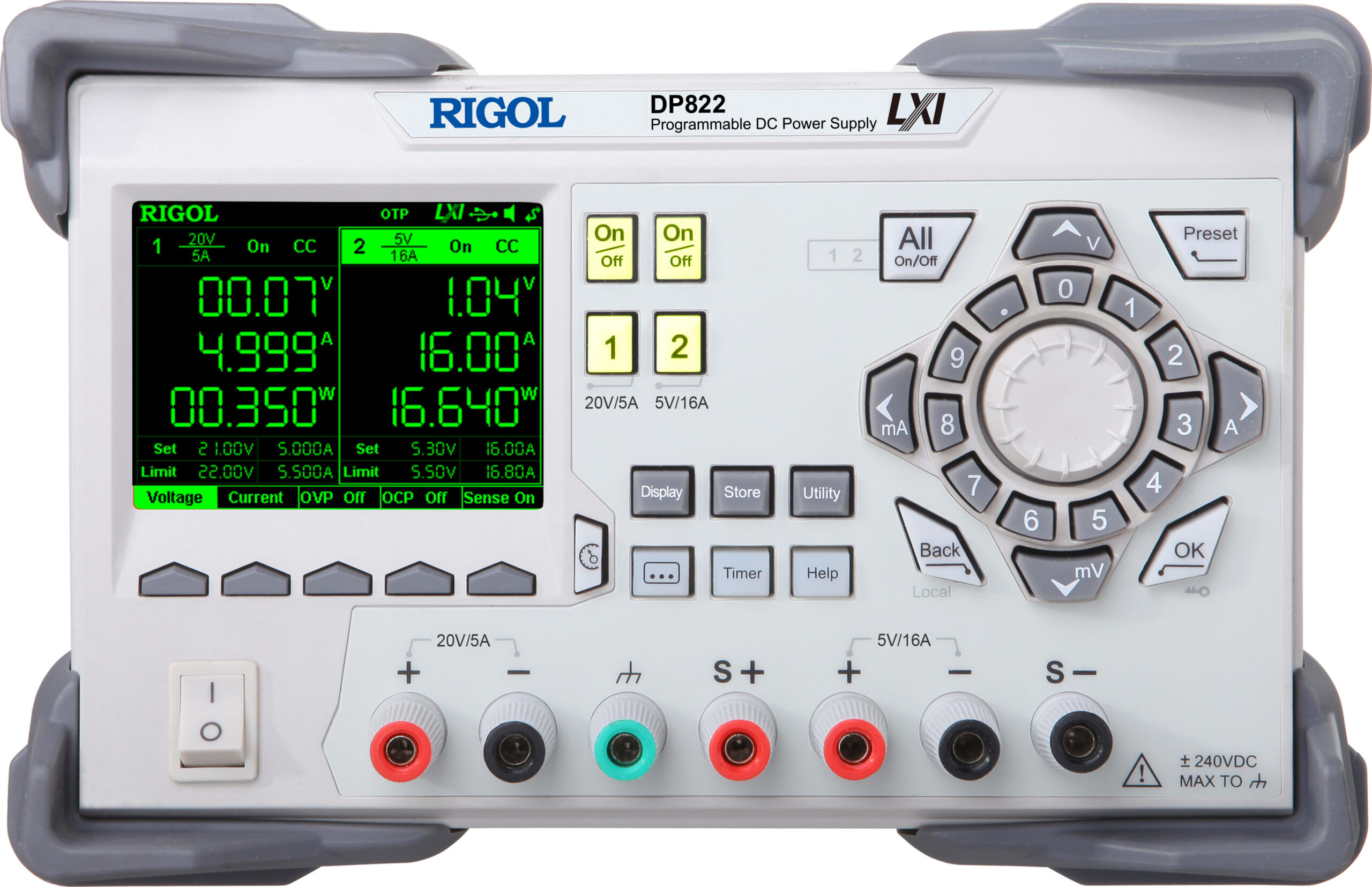 Rigol DP822 - Dual Output 180 W Programmable DC Power Supply