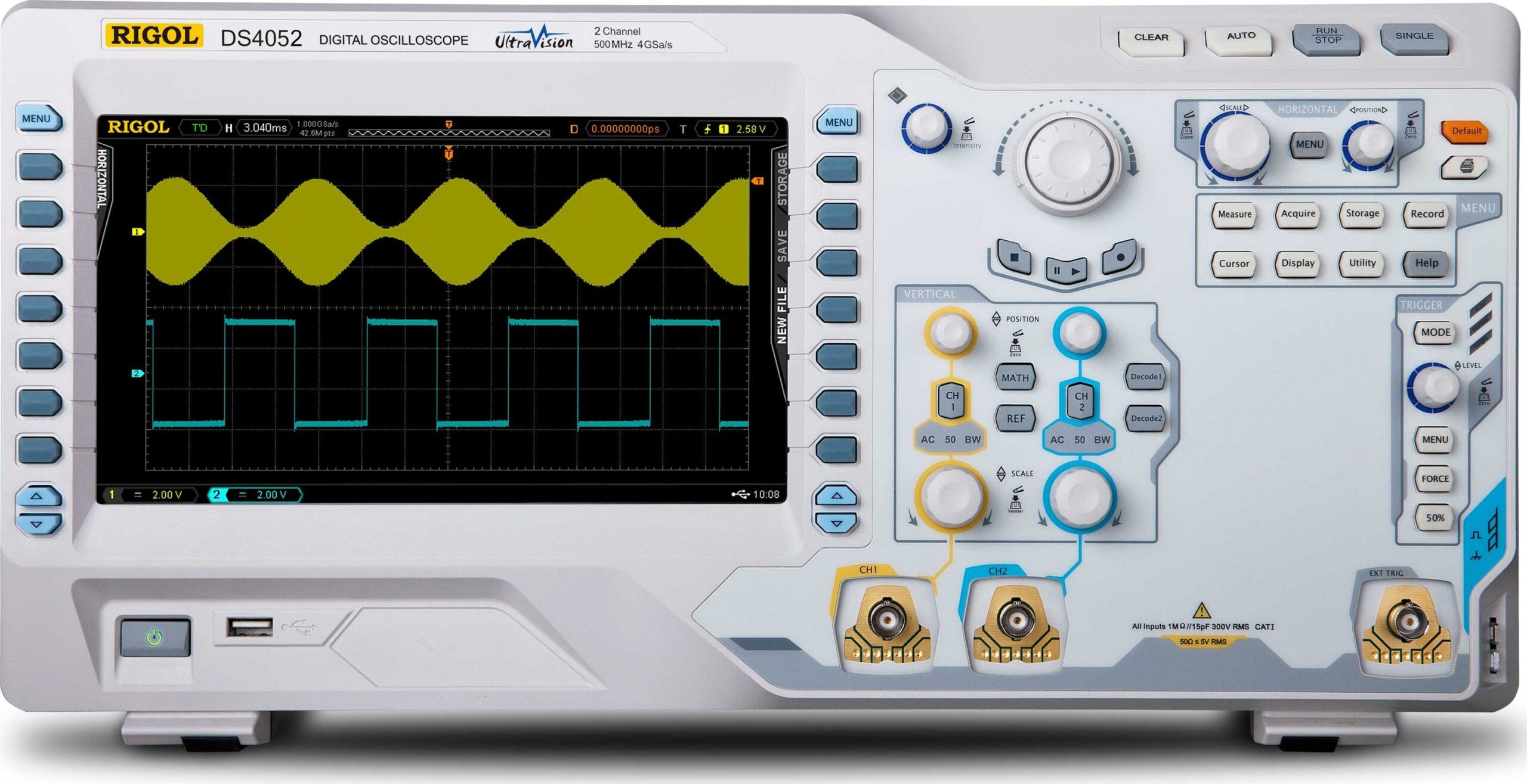 Rigol DS4052 500 MHz Digital Oscilloscope with 2 Channels