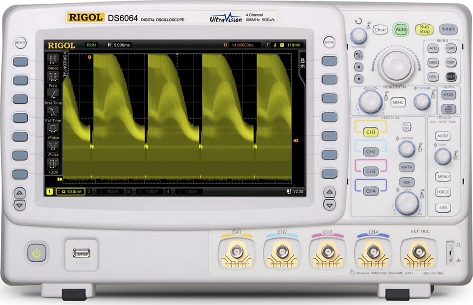 Rigol DS6064-OB - Digital Oscilloscope, 600 MHz, 4 Analog Channels (Open Box Item)