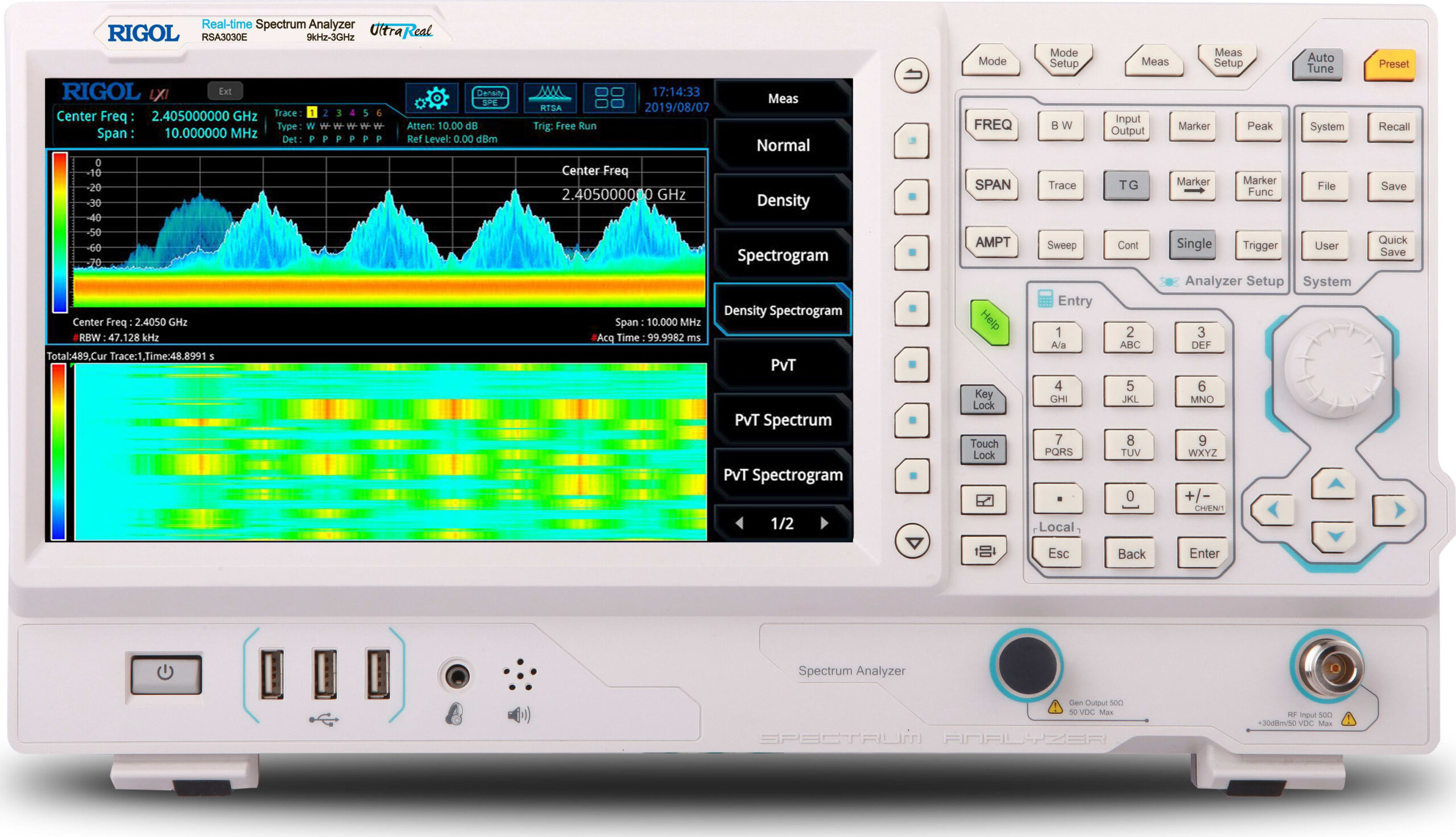 Rigol RSA3030E - 3 GHz Real Time Spectrum Analyzer (without Tracking Generator)