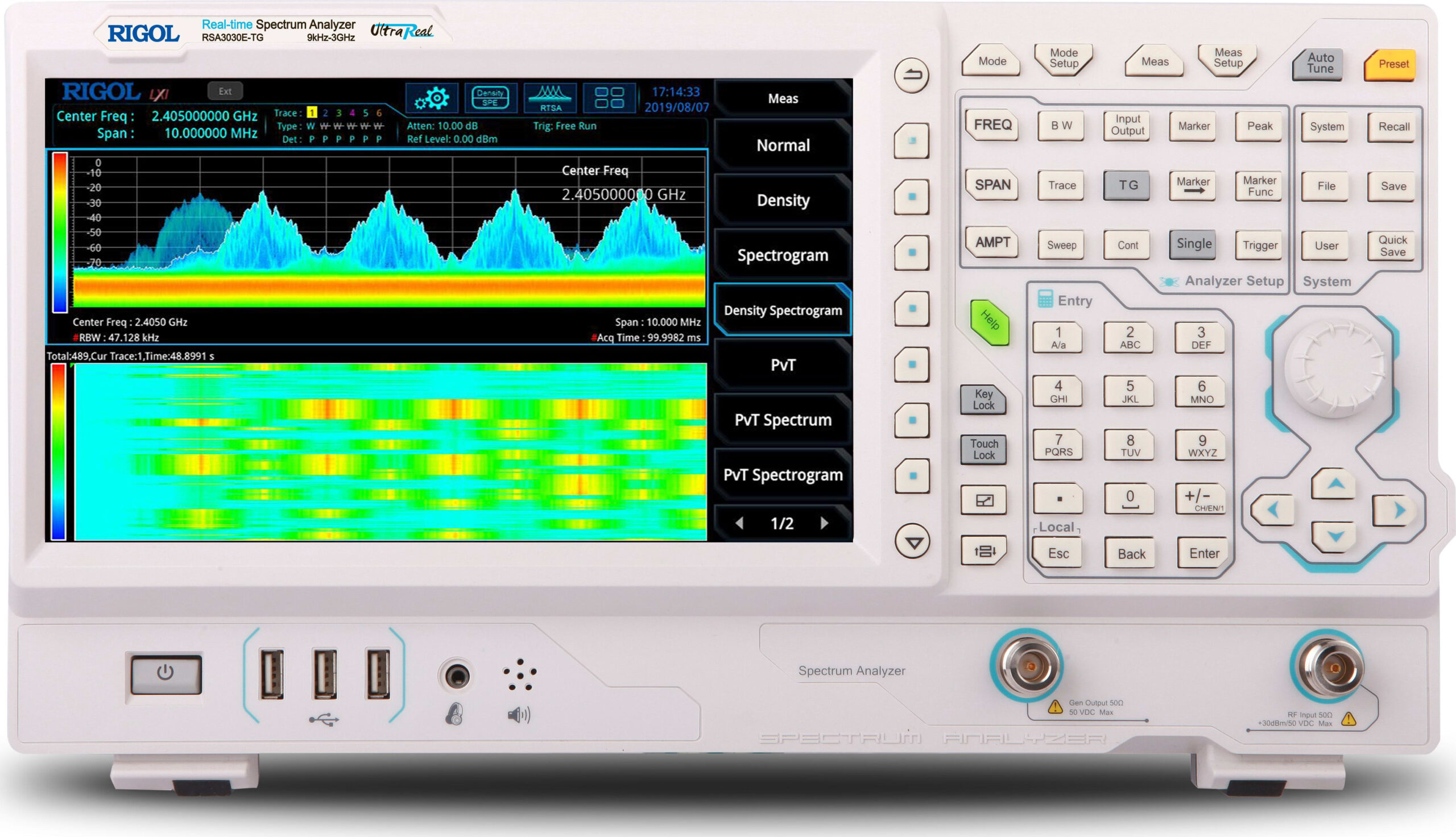 Rigol RSA3030E-TG - 3 GHz Real Time Spectrum Analyzer with Tracking Generator