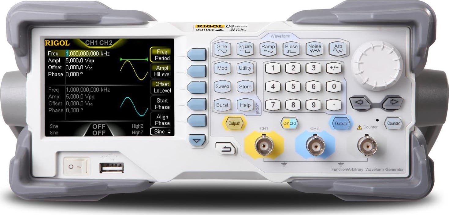 Rigol DG1022Z 25 MHz Arbitrary Function Generator with Second Channel