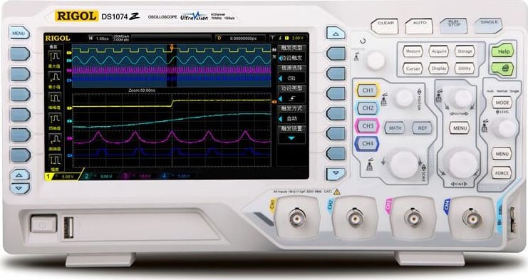 Rigol DS1074Z 70 MHz Digital Oscilloscope with 4 channels
