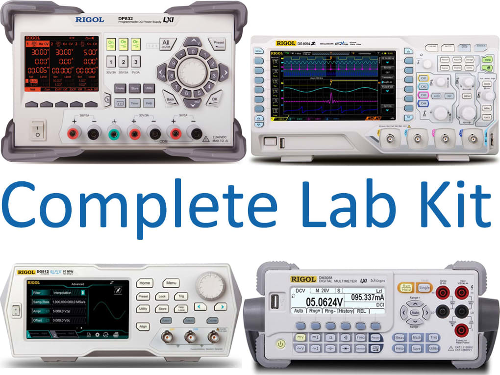 Rigol Complete Lab Kit 1 - Includes DS1054Z, DG812, DP832 and DM3058E