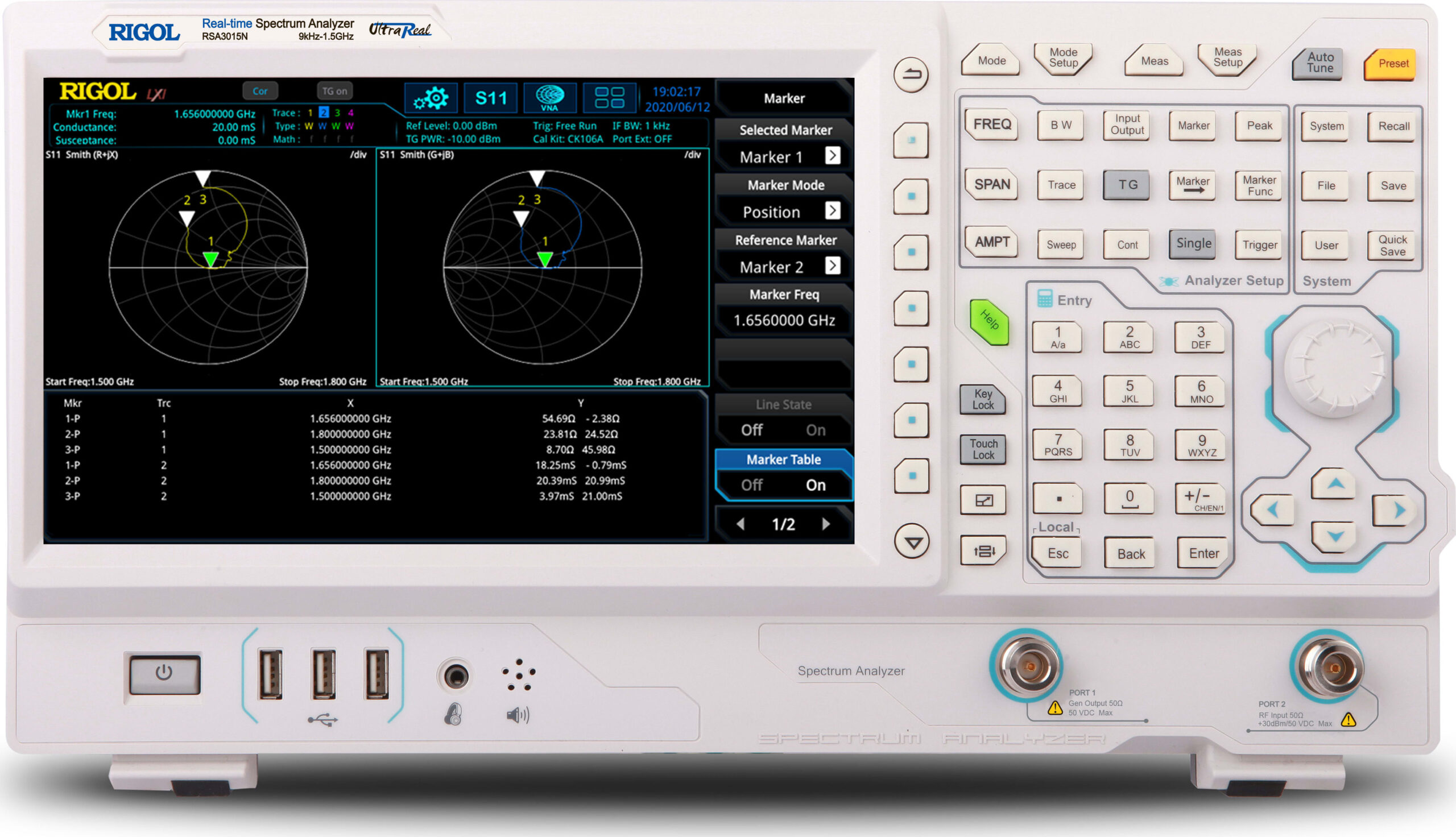 Rigol RSA3015N - 1.5 GHz Real-Time Spectrum Analyzer with Vector Network Analysis