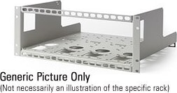 TTi RM200A - 2U Rack Mount for half rack instrument, incl 1/2 rack blanking plate