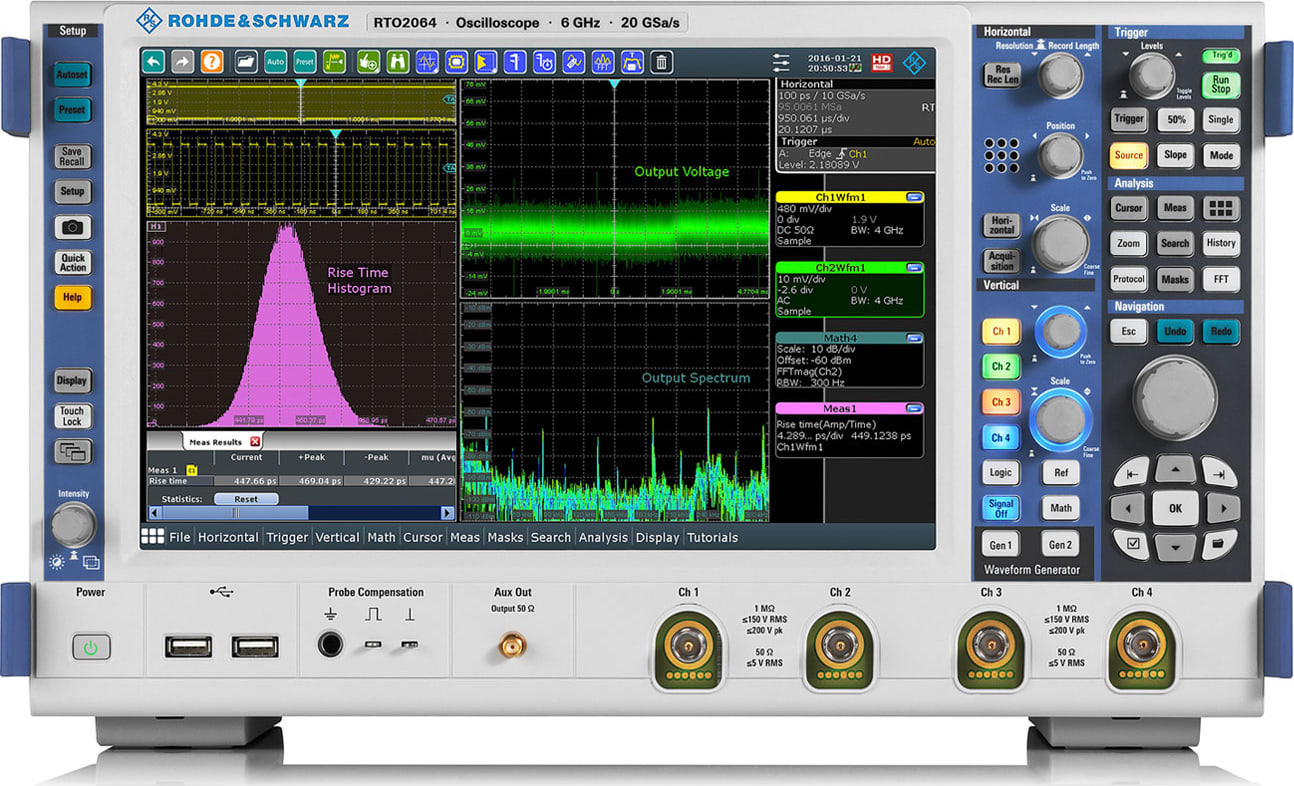 Rohde and Schwarz RTO2002 - Oscilloscope, 2Ch 600MHz