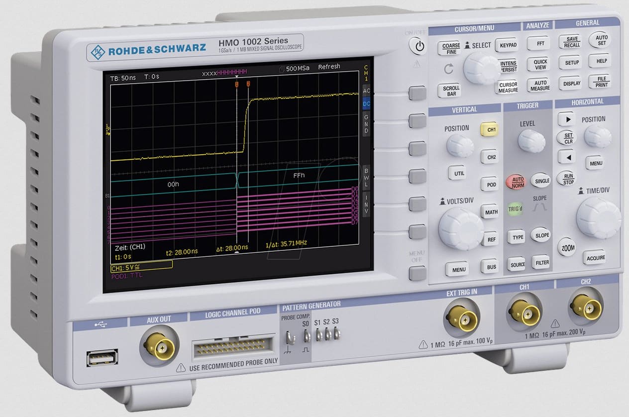 Rohde & Schwarz HMO1072 - Digital Oscilloscope (70 MHz bandwidth, 2 channels)