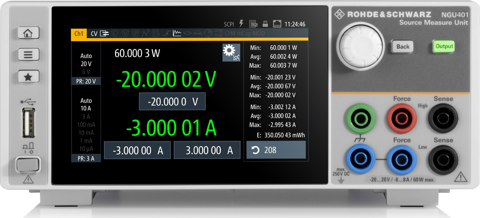 Rohde and Schwarz NGU401 - Four Quadrant Source Measure Unit