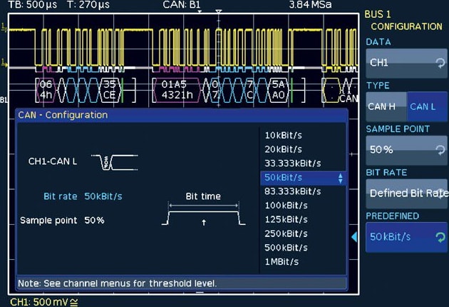Rohde & Schwarz HOO12 CAN / LIN Bus Analysis for HMO Series Oscilloscopes