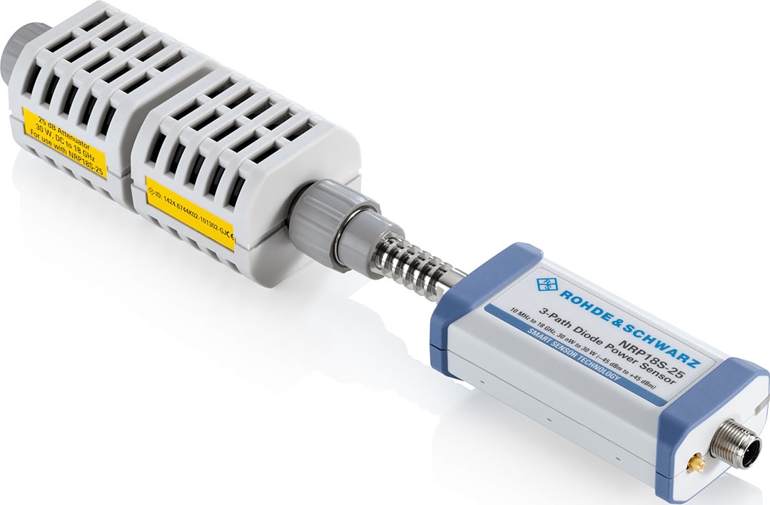 Rohde and Schwarz NRP18S-25 - High Power Three-Path Diode Power Sensor (10MHz to 18GHz, -45 dBm to +45 dBm)