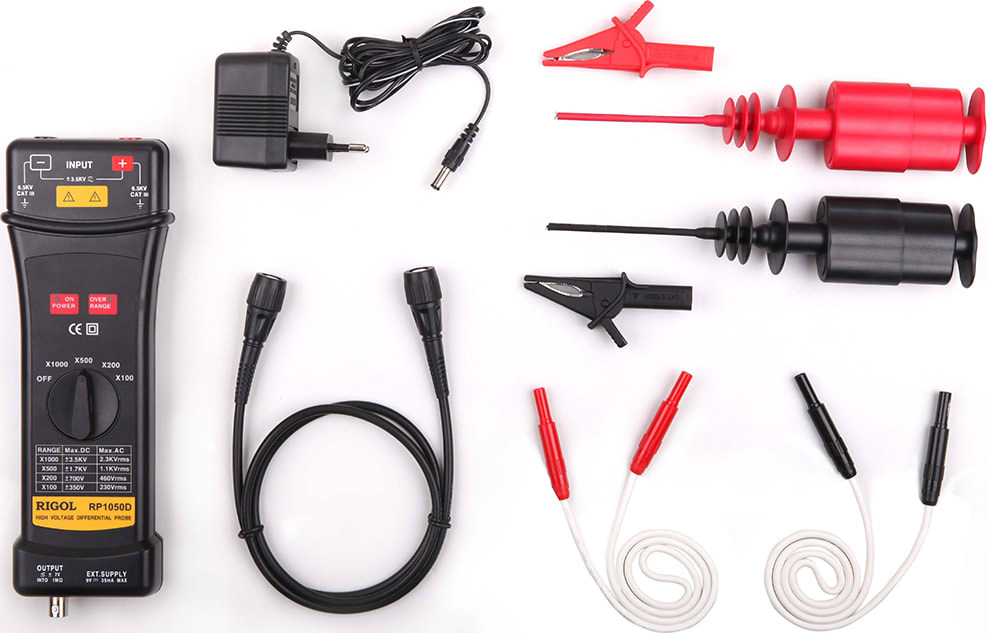 Rigol RP1050D High Voltage Differential Probe, DC-50 Mhz, 7000 Vpp