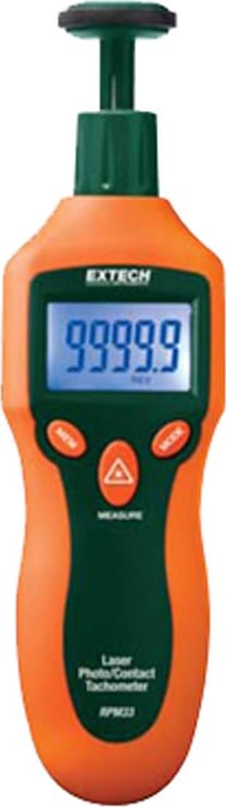 Extech RPM33 - Combination Mini Contact / Laser Photo Tachometer