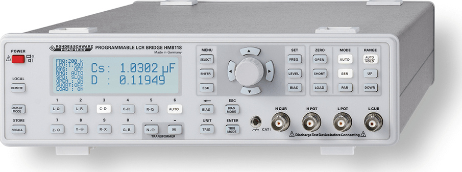 Rohde & Schwarz HM8118 - LCR Bridge/Meter 200 kHz