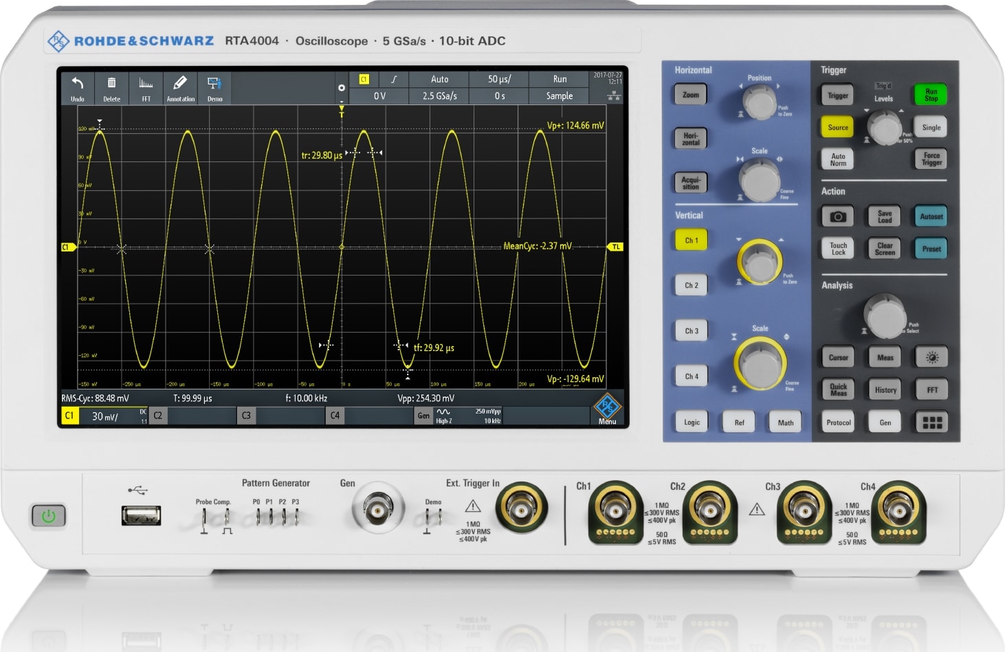 Rohde & Schwarz RTA4K-34 Four Channel, 350 MHz Digital Oscilloscope
