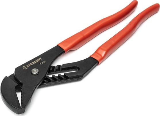Crescent RT212CVN-05 - Tongue and Groove Plier, 12', Straight Jaw, Dipped Handle, Alloy Steel