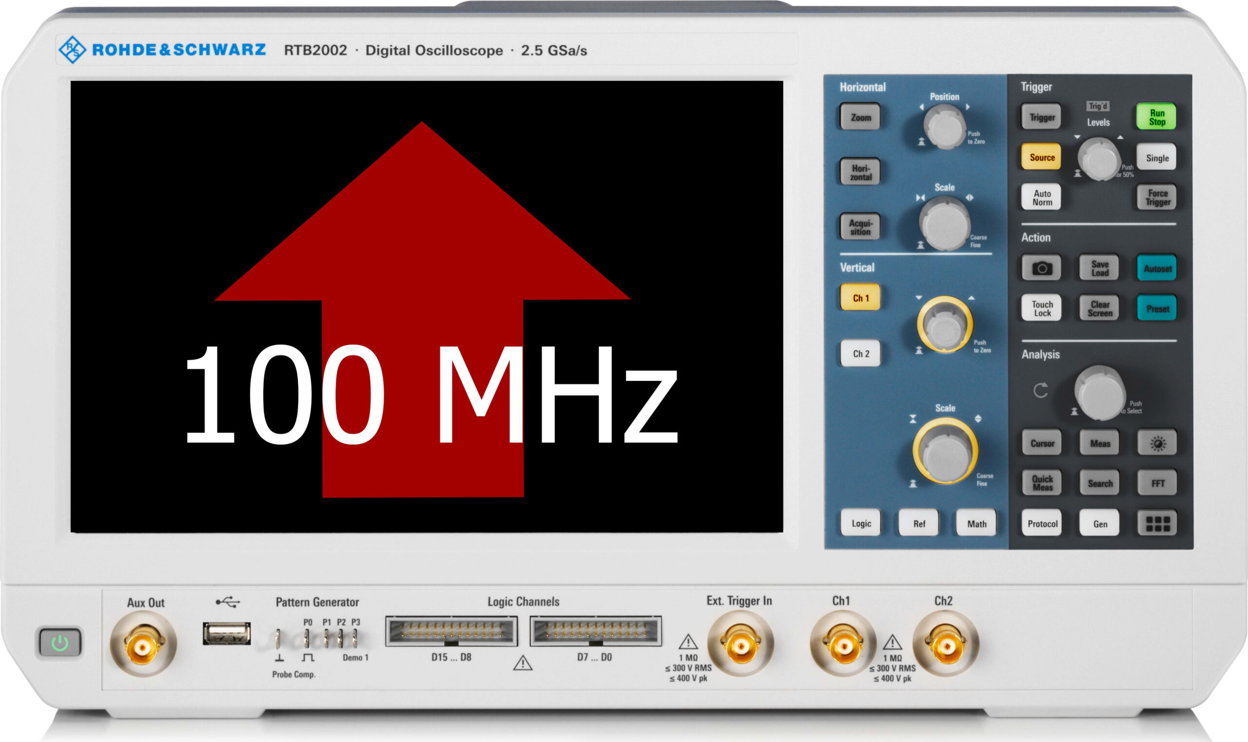 Rohde and Schwarz RTB-B221 - 100 MHz Bandwidth Upgrade for the R&S RTB2002