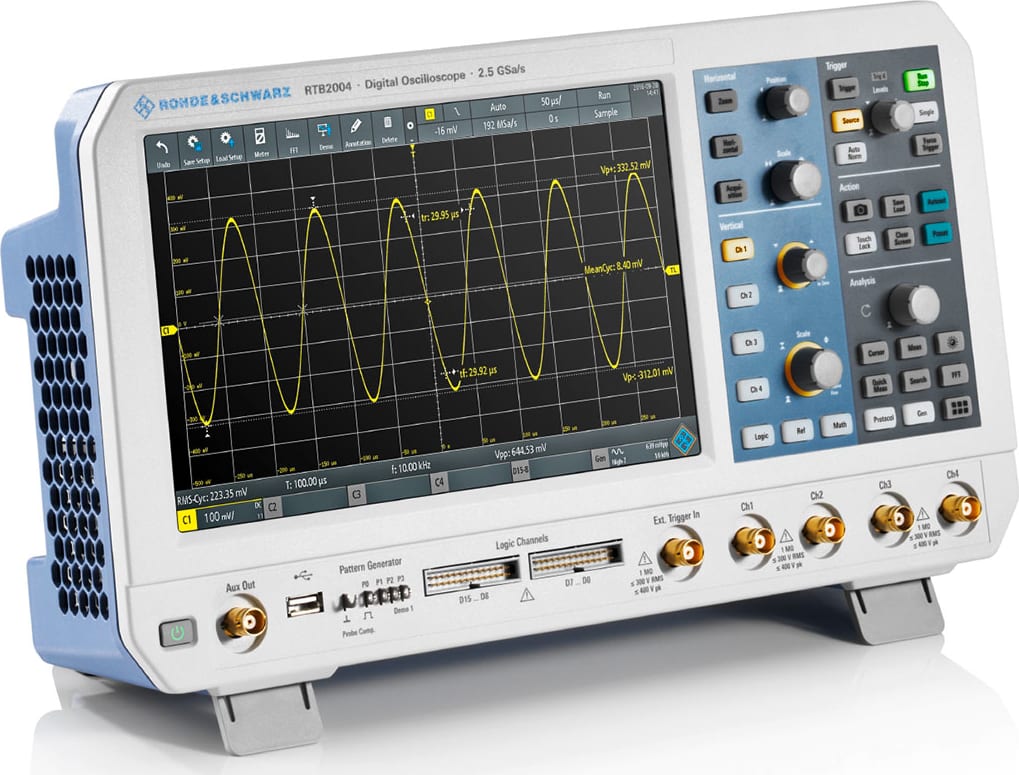 Rohde and Schwarz RTB2002 - Two Channel, 70 MHz Digital Oscilloscope (Order # 1333.1005.02)