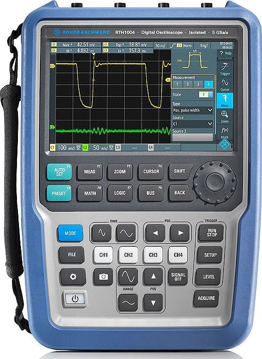 Rohde and Schwarz RTH1004MSO Scope Rider - 4 Channel, 60 MHz Mixed Signal Oscilloscope