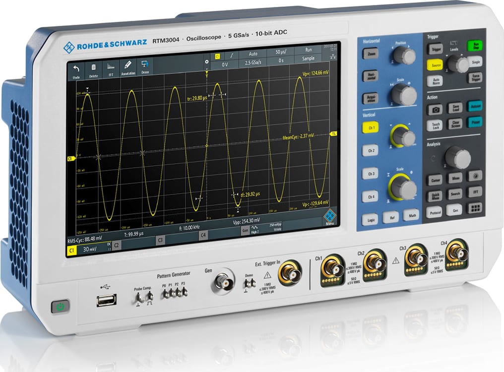 Rohde & Schwarz RTM3002 Two Channel, 100 MHz Digital Oscilloscope