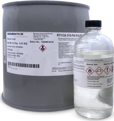 MG Chemicals RTV12A-1G - RTV12 Silicone, 1G-Pail, Clear, 1300 cps Typical Viscosity