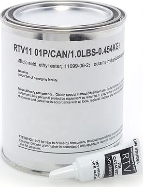 MG Chemicals RTV11-1P - RTV 11 Liquid Silicone Rubber, 1P Can, White, 11,000 cps Typical Viscosity