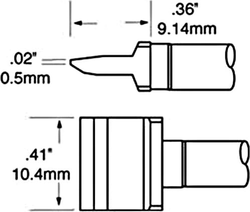 Metcal RFP-BL1 Cartridge, Blade, 10mm (0.394In)