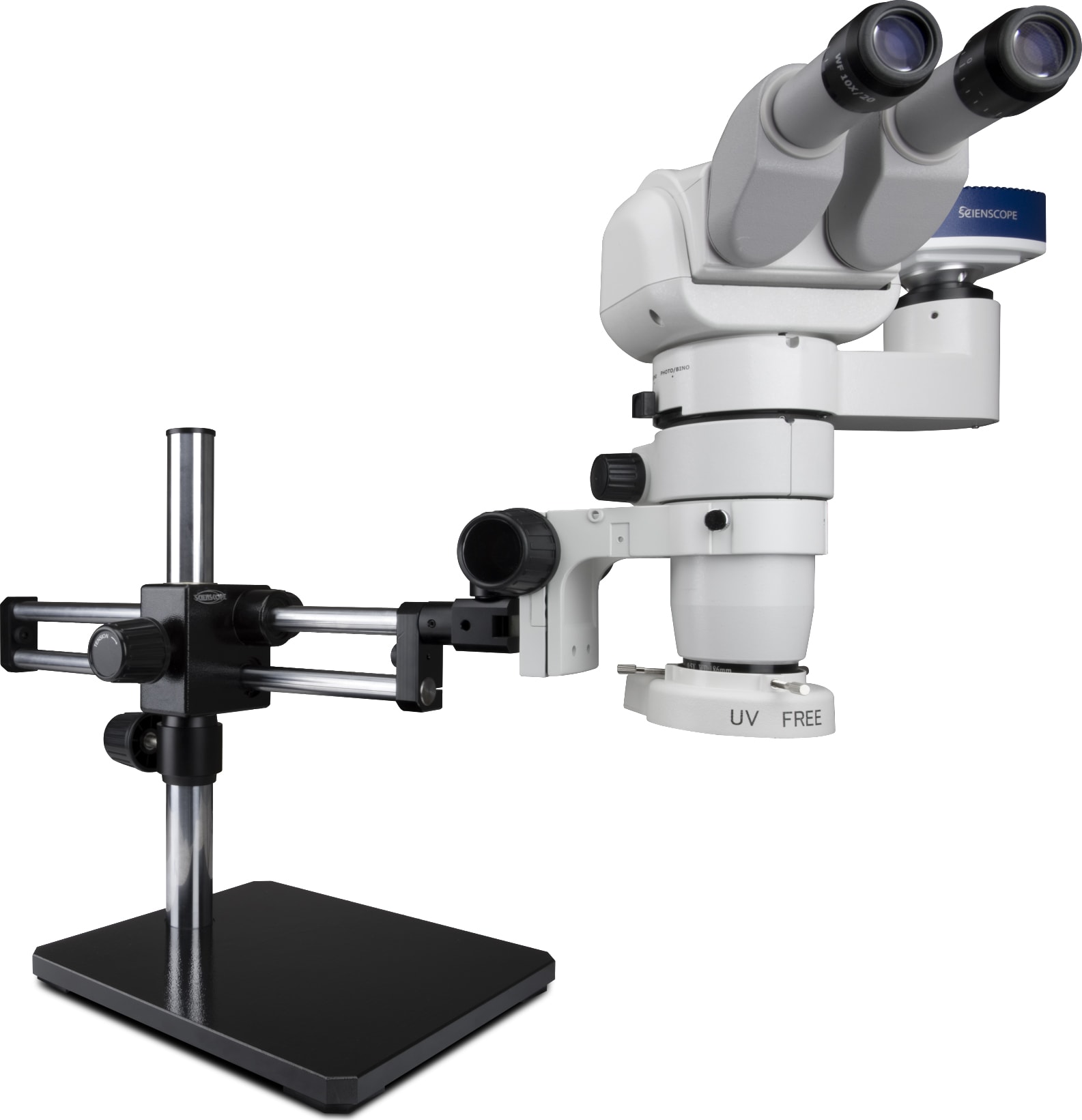 Scienscope CMO-PK10-E1-E - Microscope System with Camera and 0-45° Eyepiece Inclination