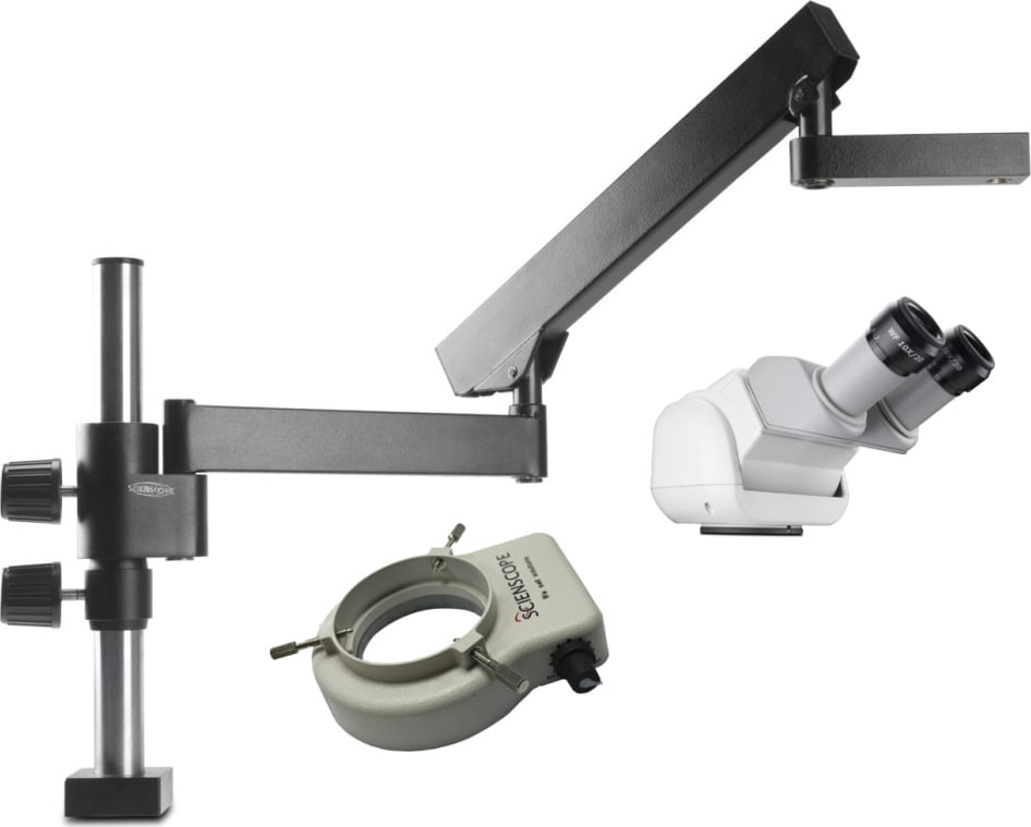 Scienscope CMO-PK3-E1-E - Binocular Microscope System with 0-45° Eyepiece Inclination