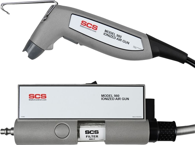 SCS 980 - Ionized Air Gun with North American Power Adapter