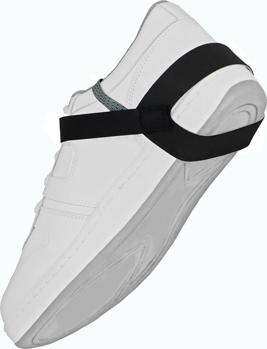 SCS HGC1M-EC - Economy Cup Style Heel Grounder, Black, 1 Megohm