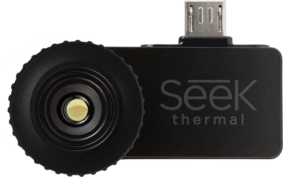 Seek Thermal Compact Android OB Building and Industrial Thermal Imagers - Detector Size: 206 x 156 Sensor, Temperature Range Max: 626 F, Temperature Range Min: -40 F