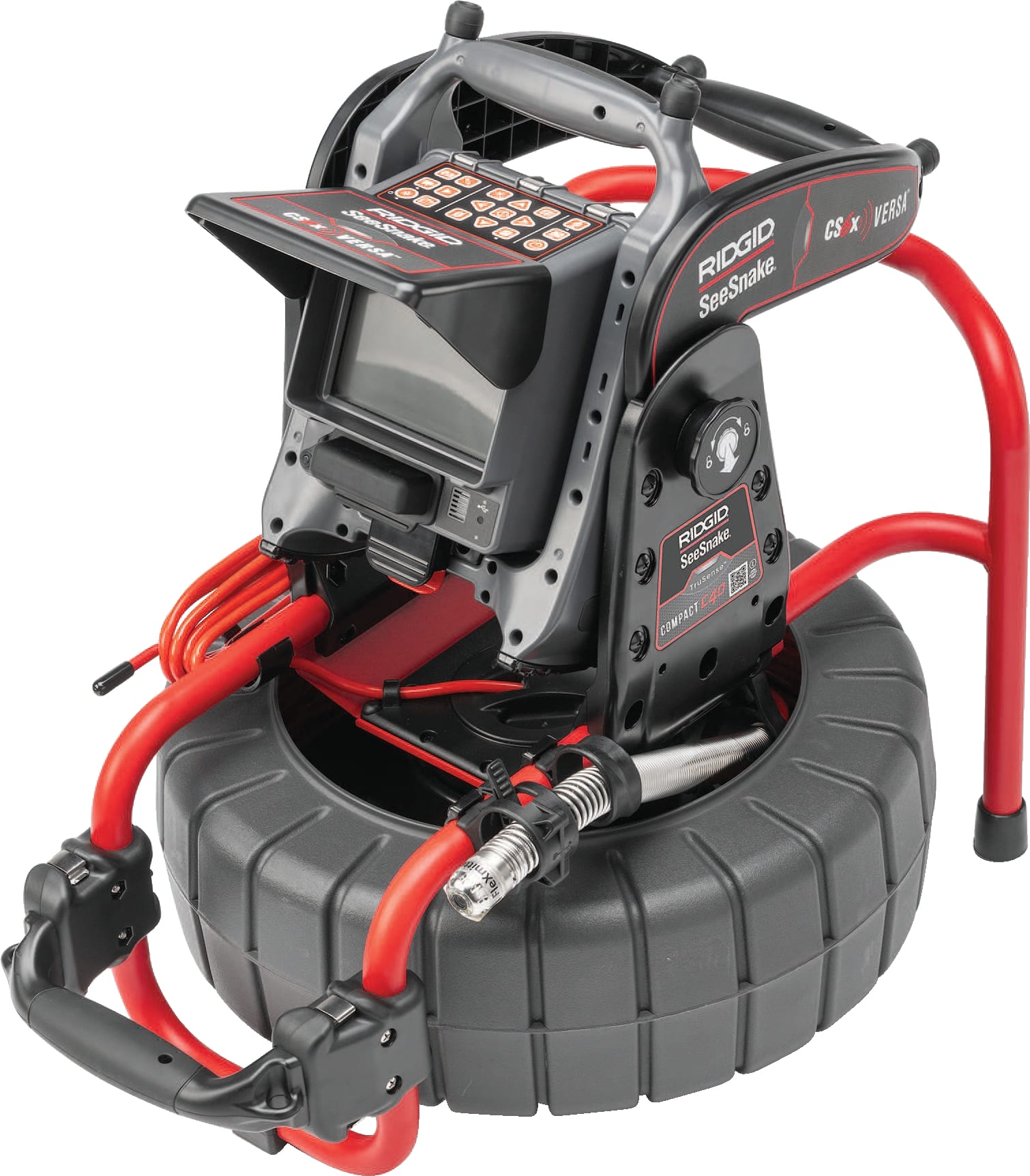 RIDGID COMPACT C40 SYSTEM 1 - SeeSnake Compact C40 Camera System 1 with TruSense and CS6x Versa Monitor (Catalog Number: 63823)