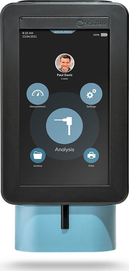 Seitron Novo 4N Combustion Analyzer 4-Gas Basic Kit - O2, CO, CO2, NO, NO2, Total NOx