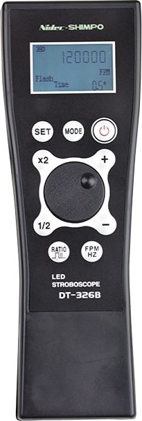 Shimpo DT-326B - Portable LED Stroboscope with AC or Battery Power