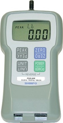 Shimpo FGE-10X Digital Force Gauges 10 lbs Capacity