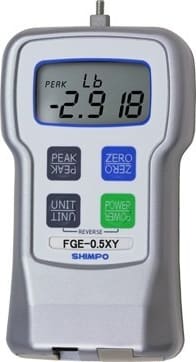 Shimpo FGE-50XY - Digital Force Gauge, 50 lb Capacity