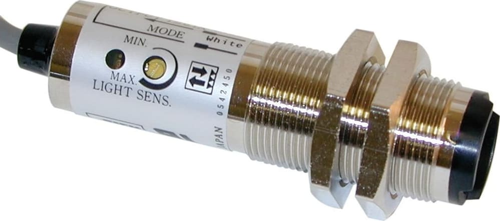 Shimpo MCS-655M - Retro Reflective Sensor 1000 Hz Activating Frequency, Metal Housing