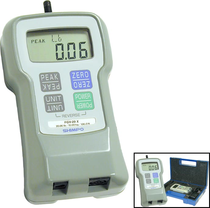 Shimpo FGE-20 X Dart Series Digital Force Gauge