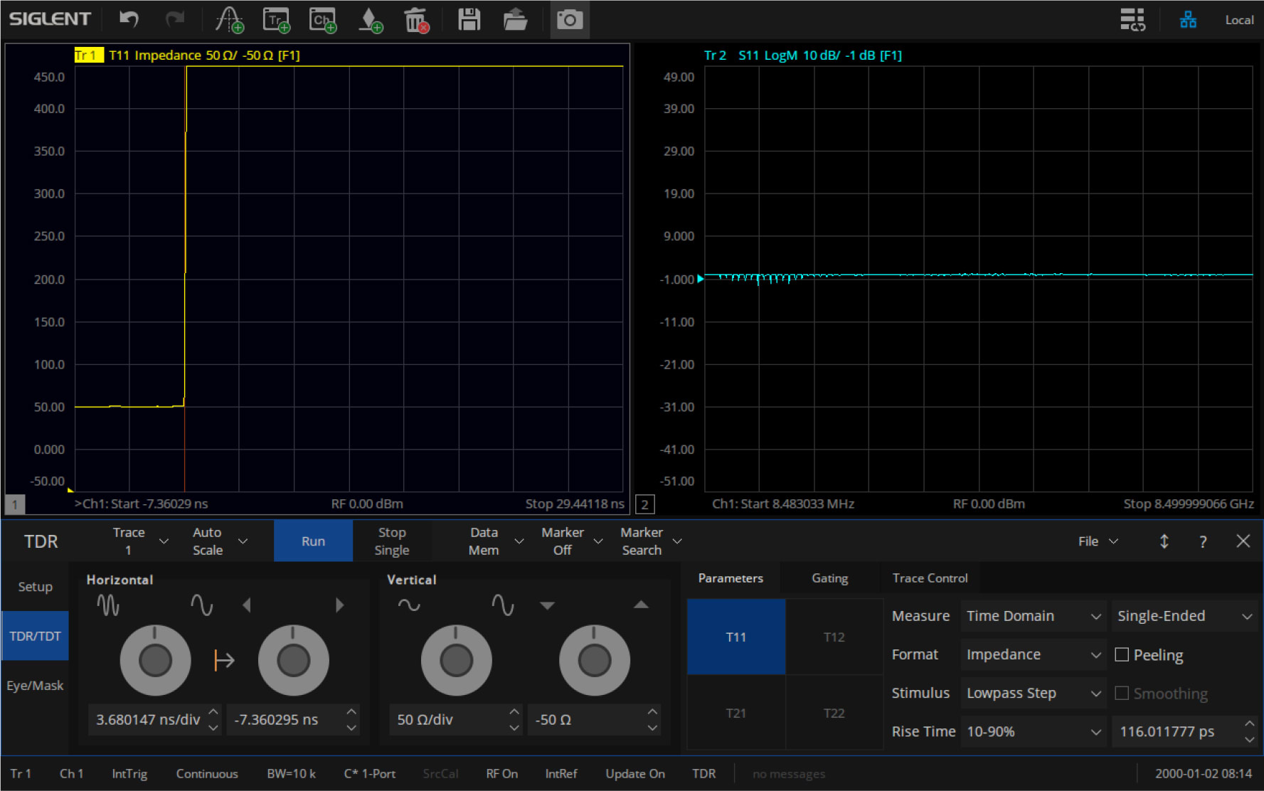Siglent SNA5000-TDR - Enhanced Time Domain Analysis Option for SNA5000A
