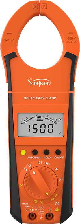 Simpson SOLAR 1500V CLAMP - Digital Solar Clamp Meter (1500V)