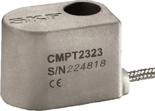 SKF CMPT 2323TX15 - Acceleration and Temperature Sensor, 230 mV/g, with 15 m (50 ft) Integral Braided Cable, Side Exit