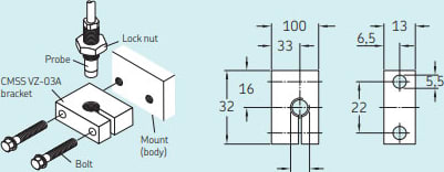 SKF CMSS VZ-03A-3 - Sensor Mounting Bracket