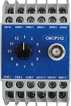 SKF CMCP 312 - 12 Channel DIN Rail Mount Switchable BNC Output