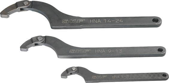 SKF HNA 1-4 Adjustable Hook Spanner