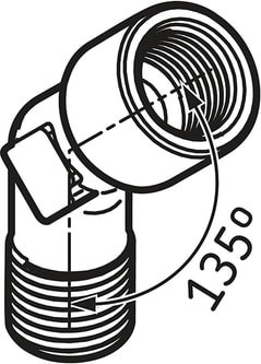 SKF LAPA 45 Angle connection 45°
