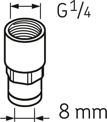 SKF LAPF F1/4 Tube Connection Female G1/4