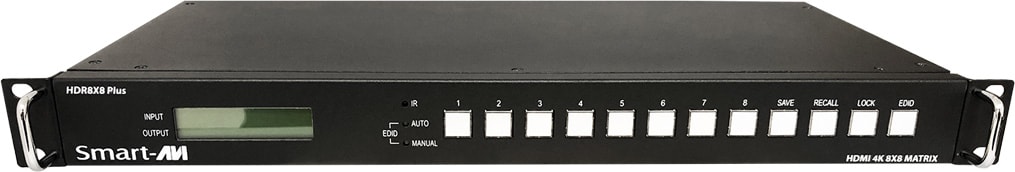 Smart-AVI HDR-8X8-PLUS-S - Ultra-HD 8x8 HDMI Matrix Switch