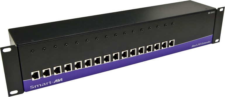 Smart-AVI RK-DVX-RX8S Powered Rack/Chassis with DVI-D CAT6 STP Receiver